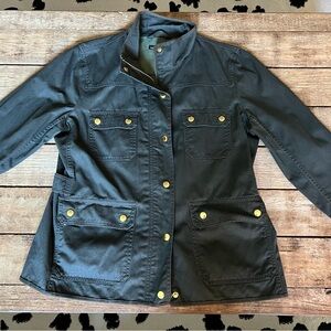 Jcrew women’s down town field military jacket sz L
